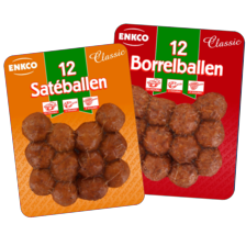 Enkco saté- of borrelballen